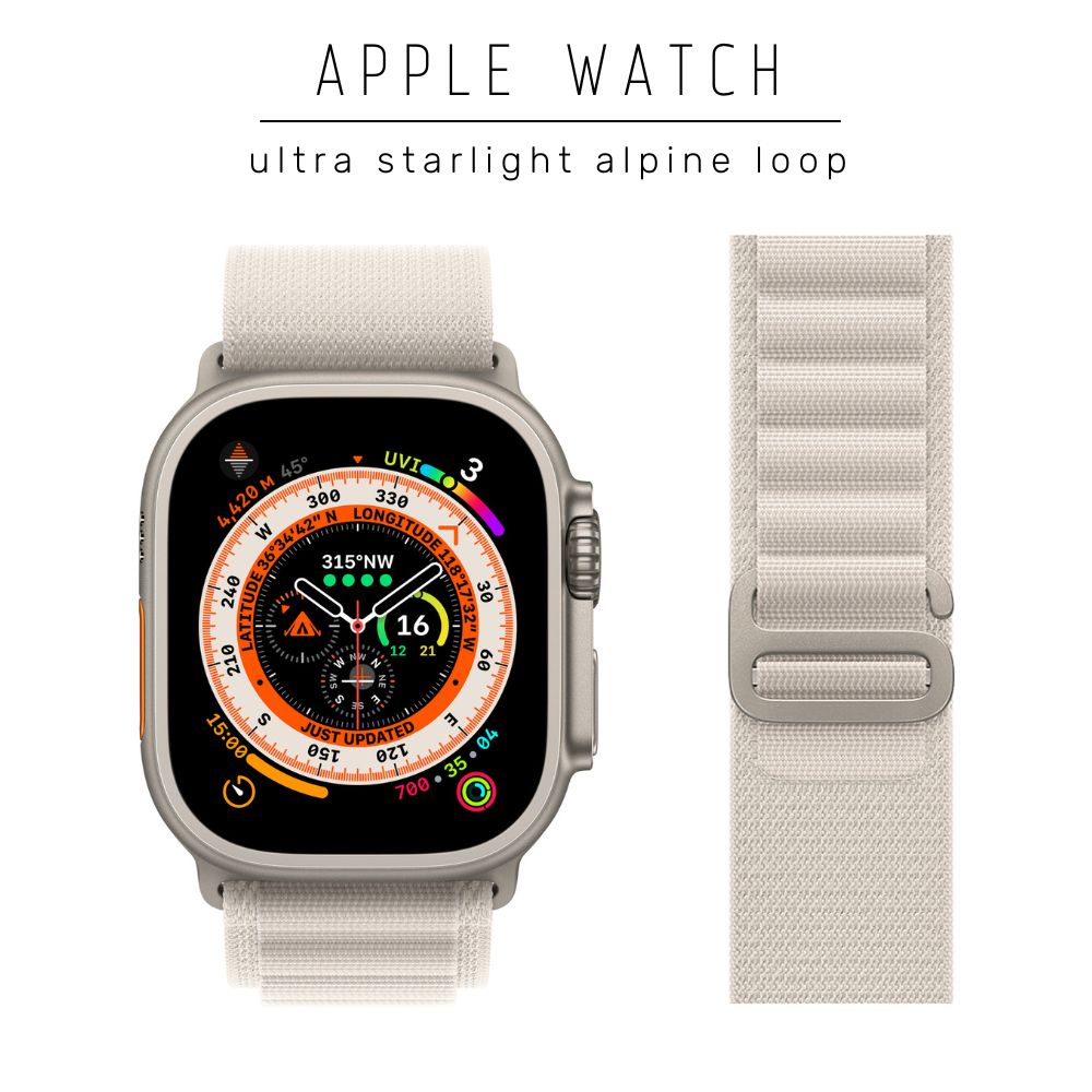 Alpine loop apple watch. Watch Ultra Starlight Alpine loop. Starlight Alpine loop. Apple watch Ultra 49mm Starlight Alpine loop. Ultra 49mm Alpine loop Starlight s