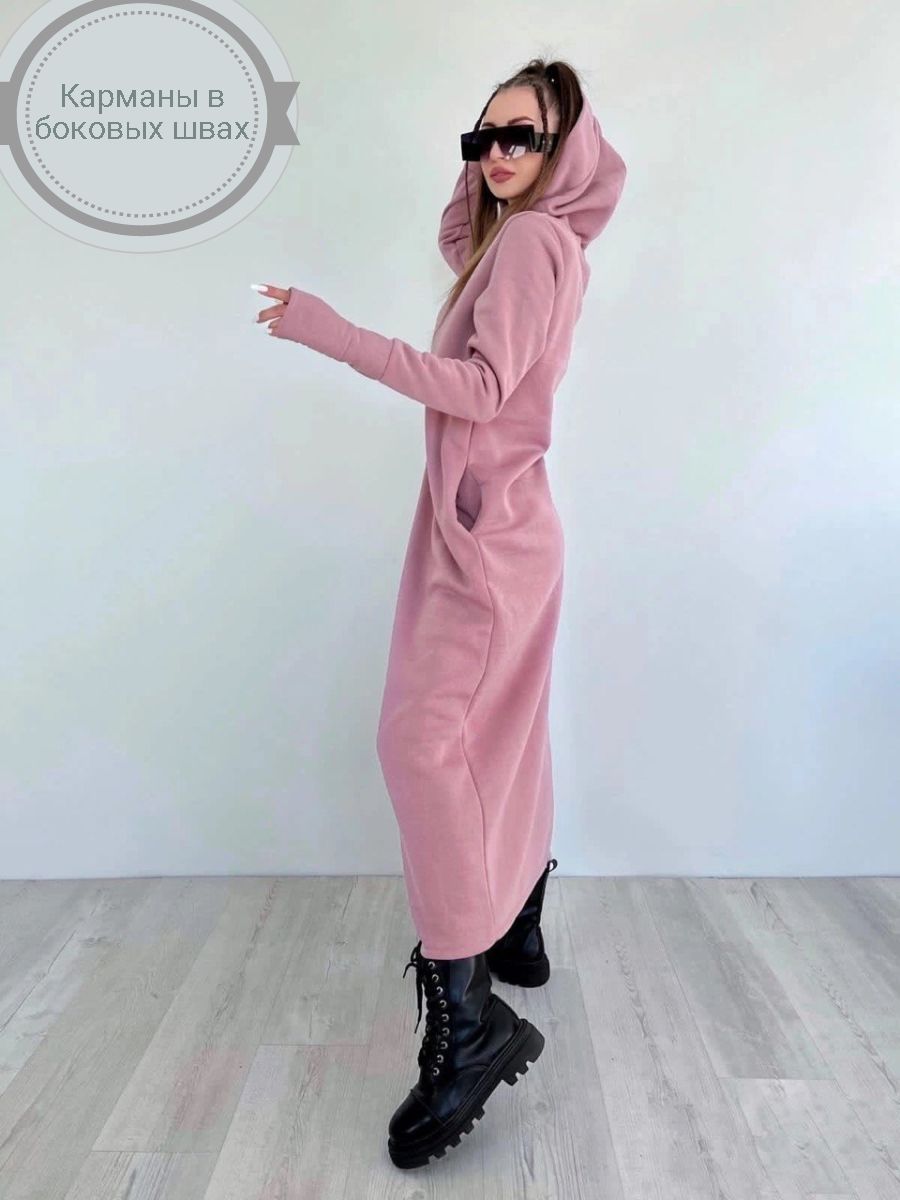 Вайлдберриз Платье С Капюшоном Женское фото 15