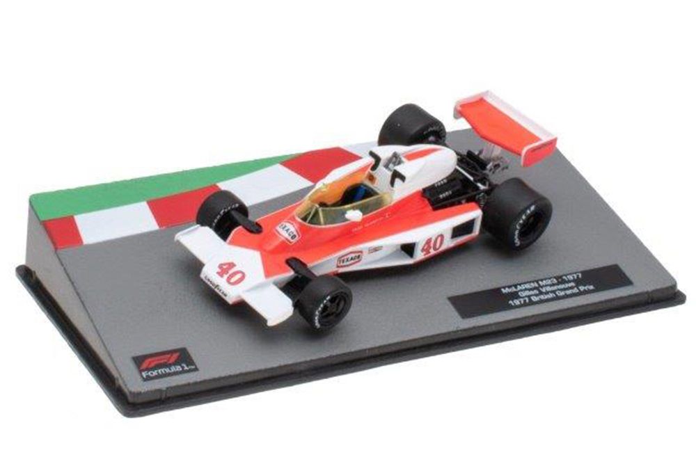 Модель коллекционная Mclaren M23 #40 "mclaren marlboro team" gilles villeneuve british gp 1977