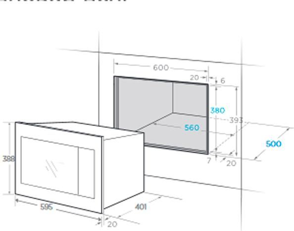 Микроволновая печь встраиваемая Midea AG925BVW