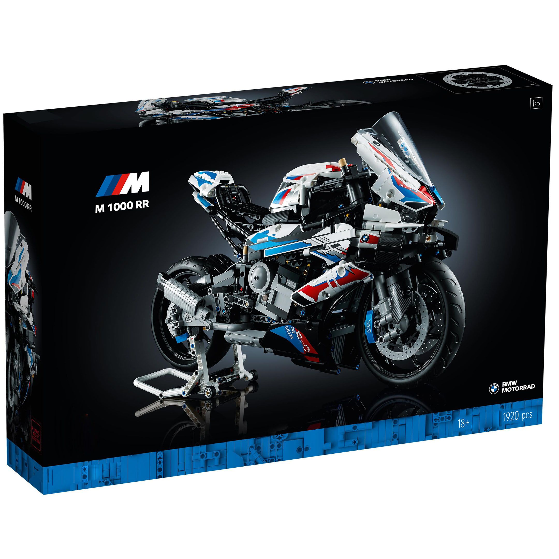 Конструктор Техник Мотоцикл БМВ / BMW M 1000 RR 6088, 1920 дет. - купить с  доставкой по выгодным ценам в интернет-магазине OZON (936390052)