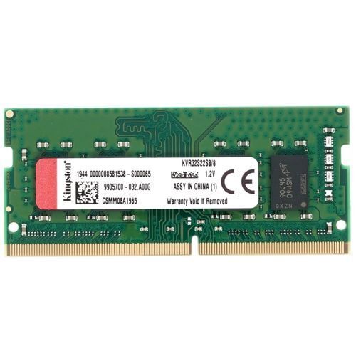 KingstonОперативнаяпамятьSO-DIMMDDR43200МГц8Гб1x8ГБ(KVR32S22S8/8)