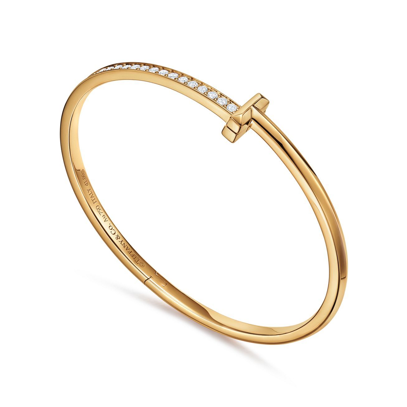 Браслет Тиффани t1 narrow Hinged Bangle