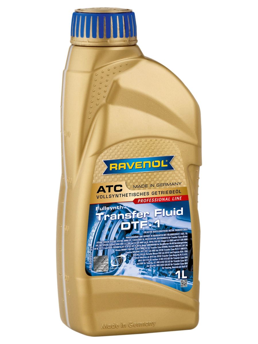 Трансмиссионное масло RAVENOL Transfer Fluid DTF-1 (1л)