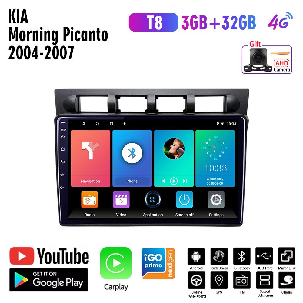 Auto carplay dsp 4g lte gps