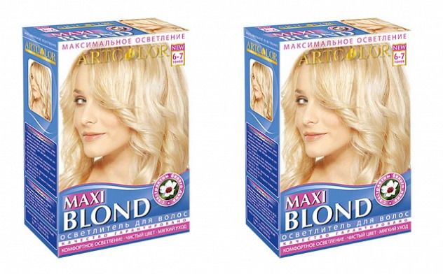 Артколор Осветлитель для волос MAXI BLOND, 2шт