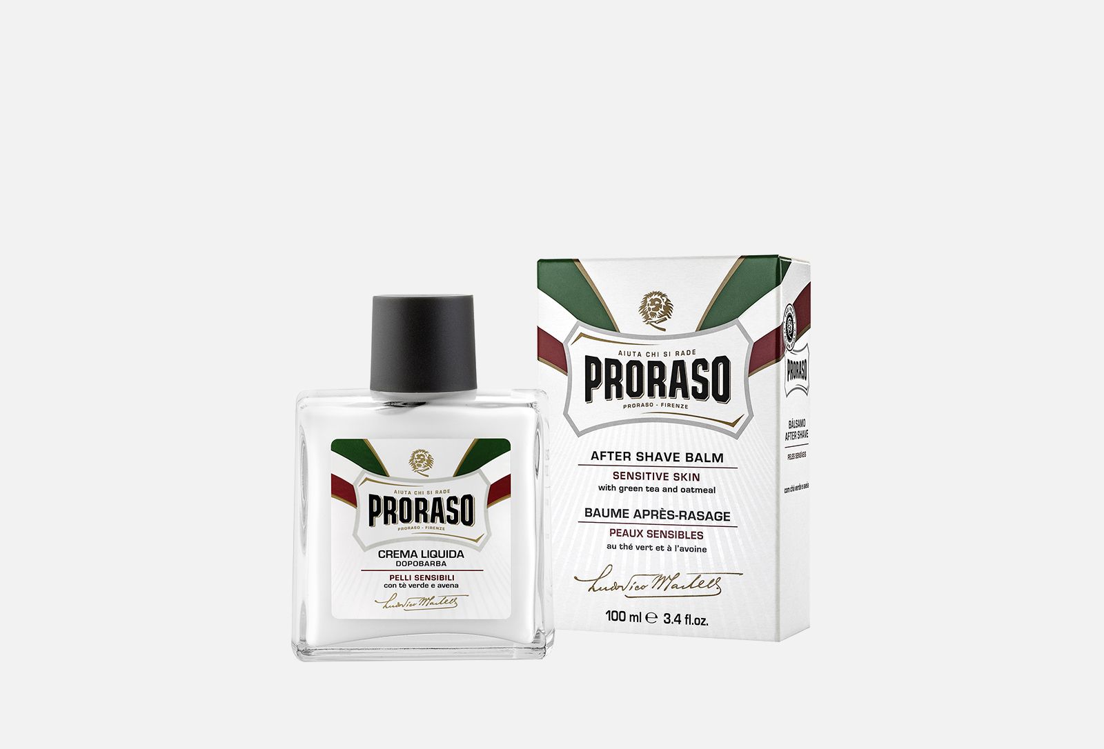 Бальзам после бритья proraso зеленый чай и овес