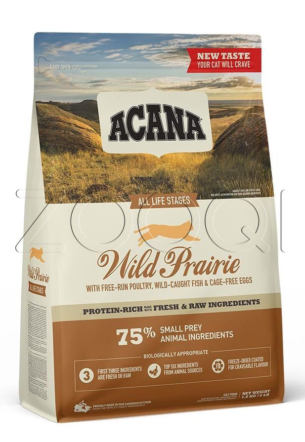 Wild prairie cat store food