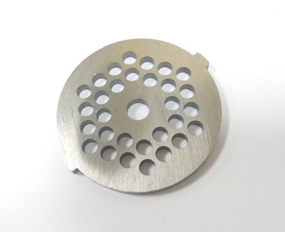 решетка мясорубки аксион крупная 7мм (юмги 711124002). отв. решетка крупная панасоник. решетка для мясорубки panasonic. подрезная решетка к мясорубке диаметр 65 с ушками.