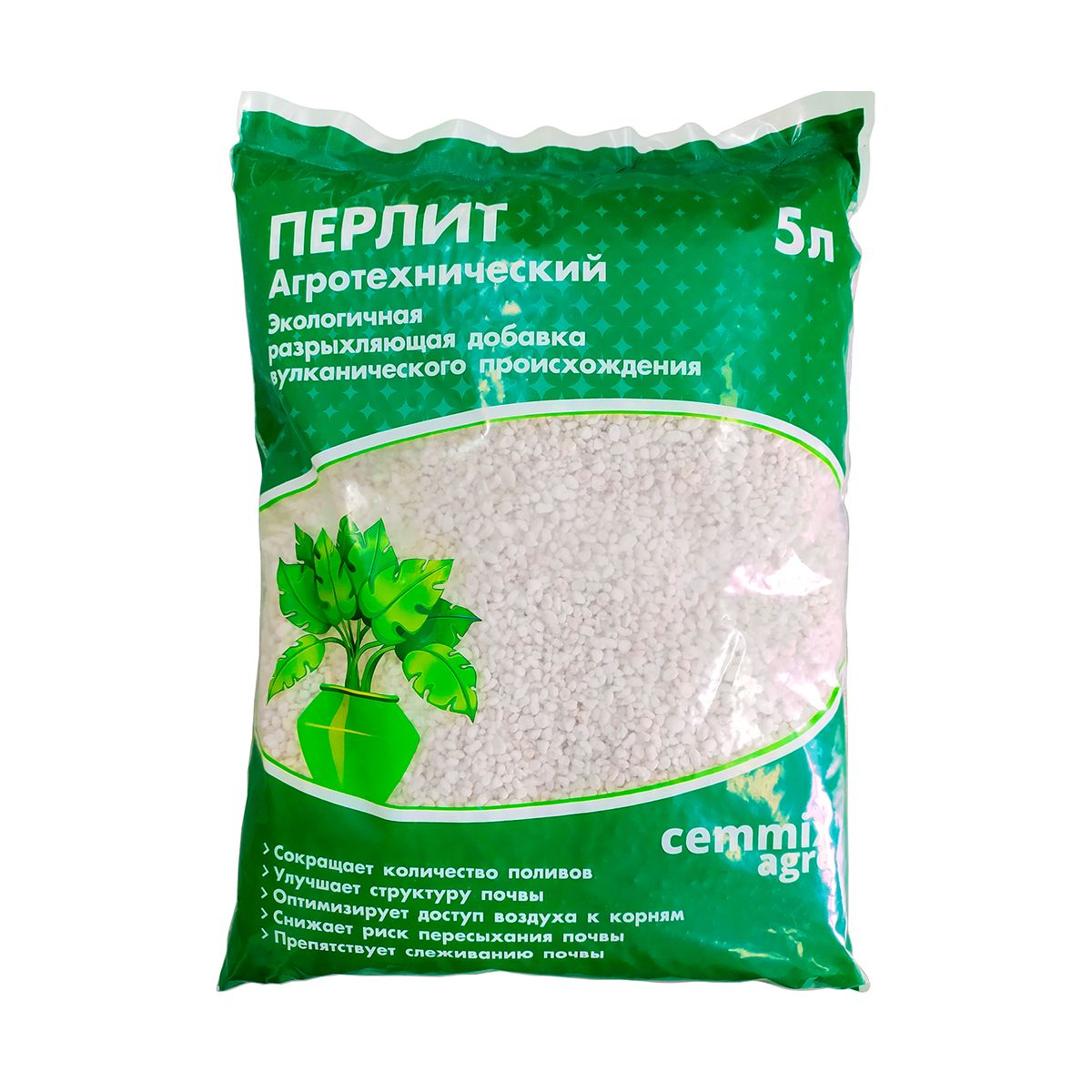 Дренаж CEMMIX перлит вспученный агротехнический 5л