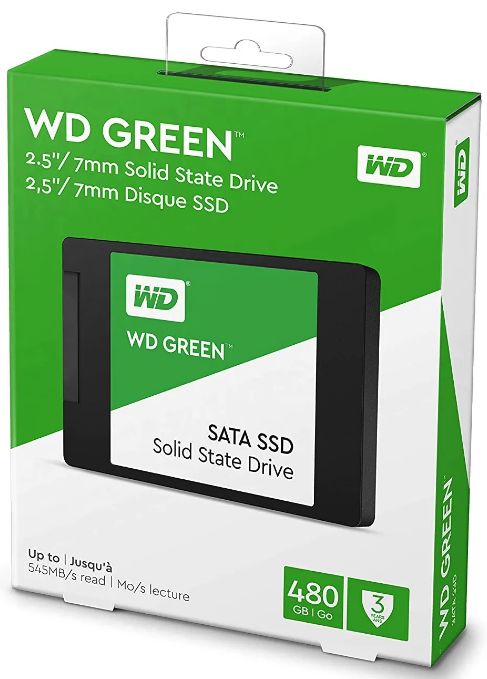 WesternDigital480ГБВнутреннийSSD-дискWDS480G3G0A(04)
