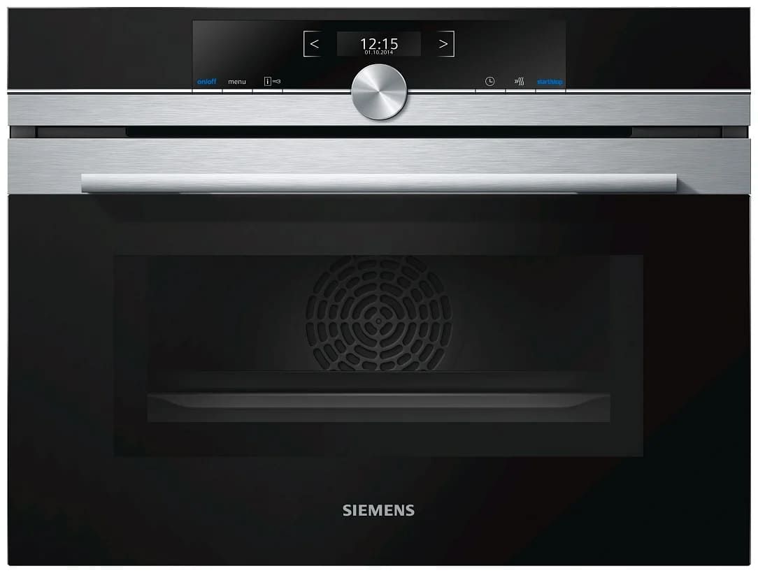 Компактный духовой шкаф siemens cm636gbw1