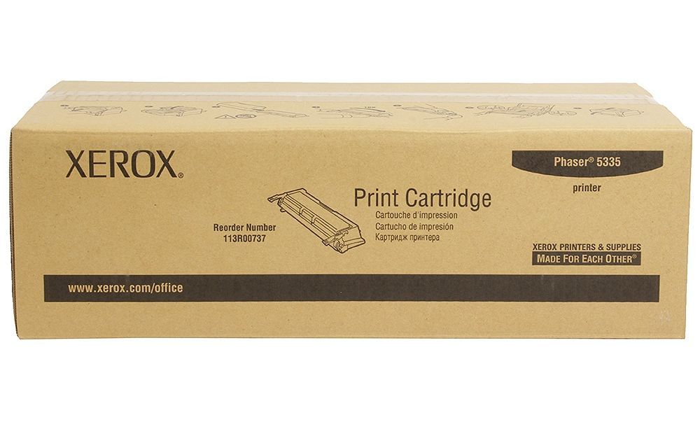 Картриджи xerox оригинал. Xerox 113r00737. Xerox Phaser 5335 картридж. Тонер-картридж Xerox 113r00737. Картридж Xerox 113r00737 для Phaser.