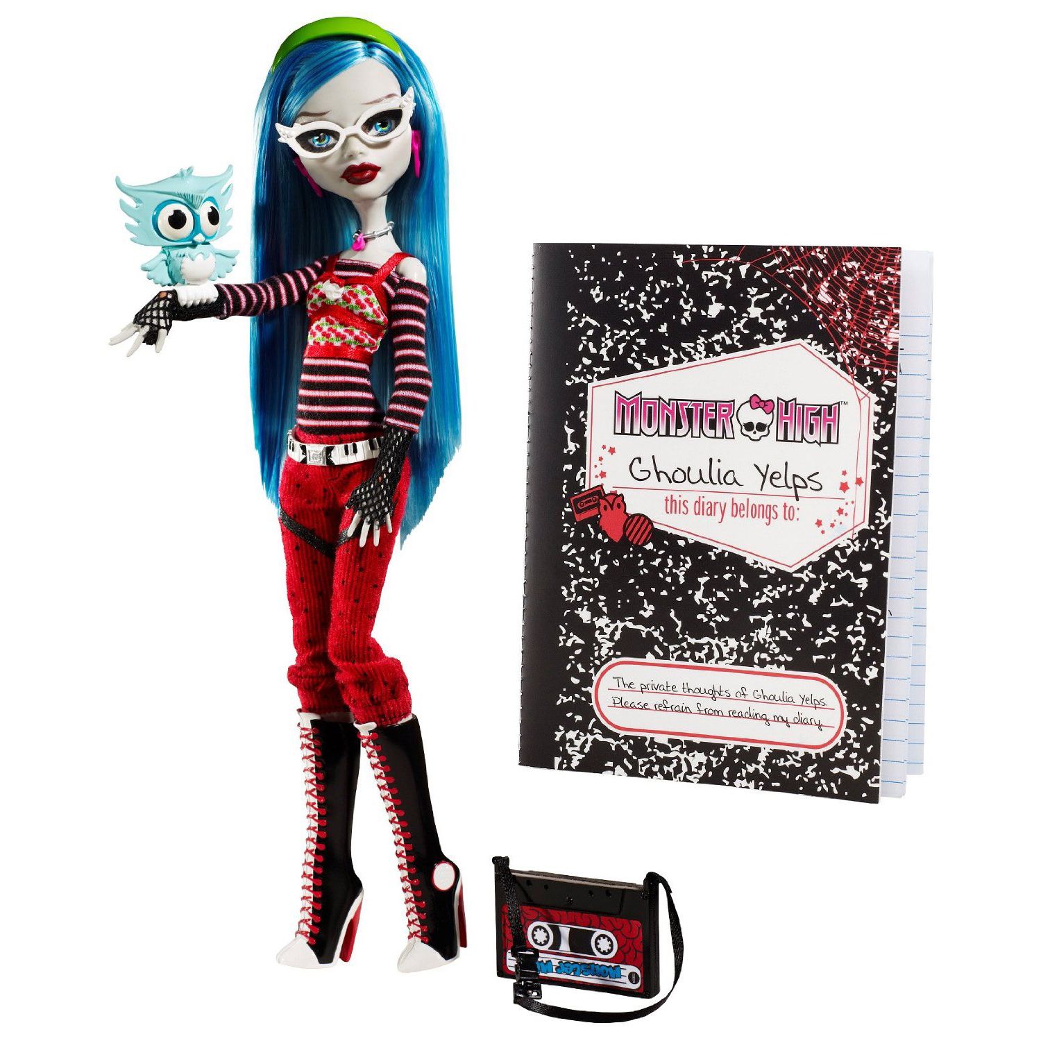 Раскраски Гулия Йелпс (Ghoulia Yelps) из Монстр Хай