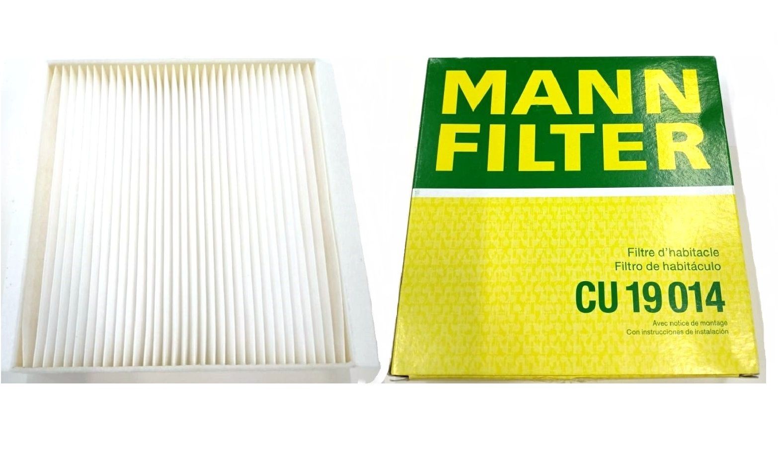 ✅ Салонный фильтр MANN-FILTER Фильтр салонный CU19014 (MANN-FILTER origin.....
