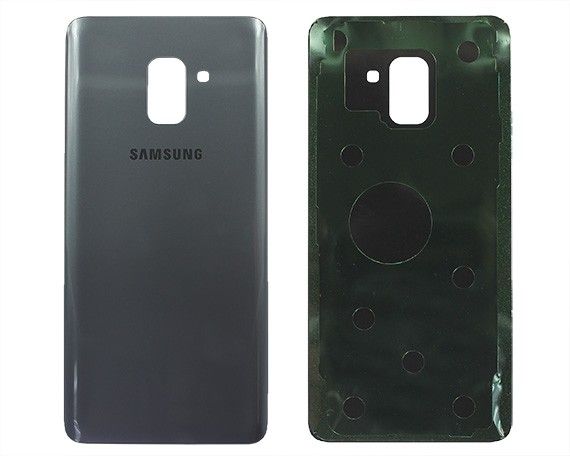 Задняя крышка Samsung A730F A8+ (2018) серая