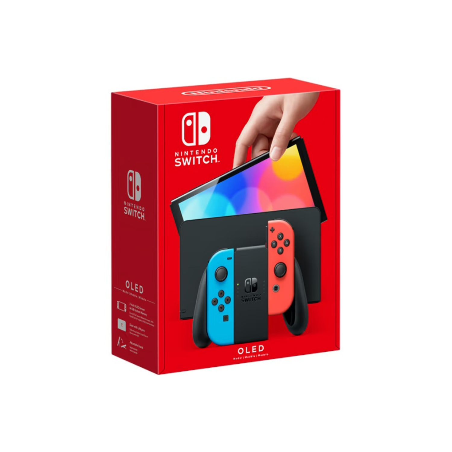 Портативная приставка Nintendo Switch OLED Neon 64 GB