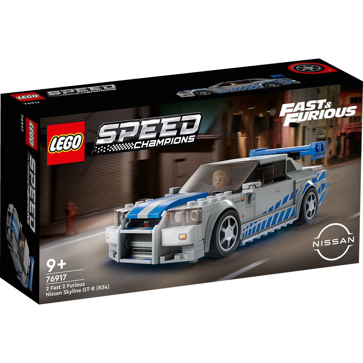 Конструктор LEGO Speed Champions 76917 Двойной Форсаж Nissan Skyline GT-R  (R34) - купить с доставкой по выгодным ценам в интернет-магазине OZON  (1421874170)