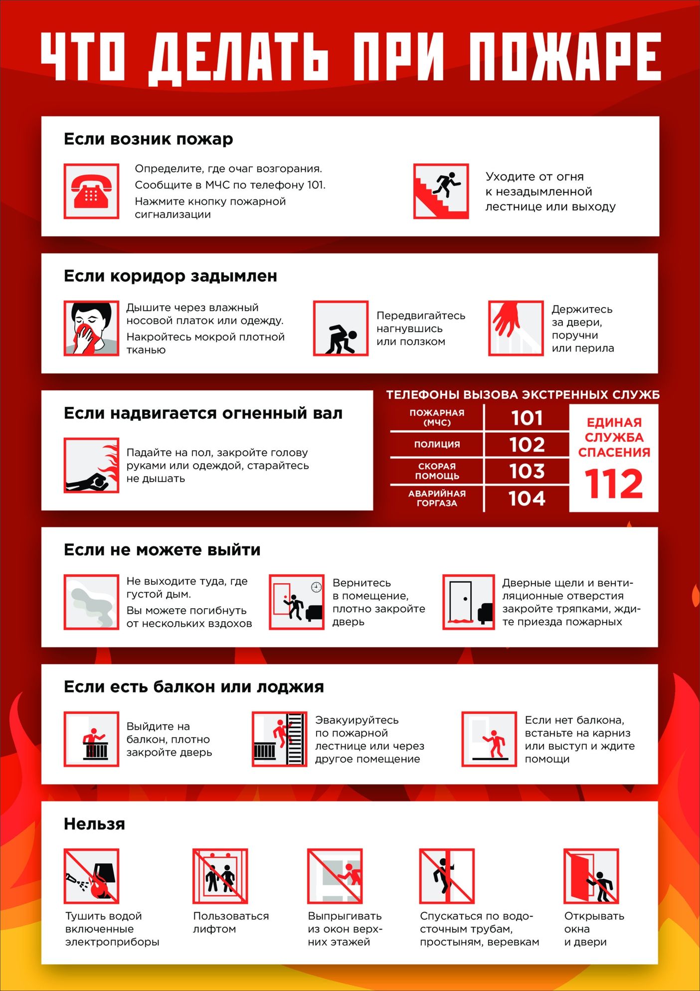 Что делать при пожаре картинки