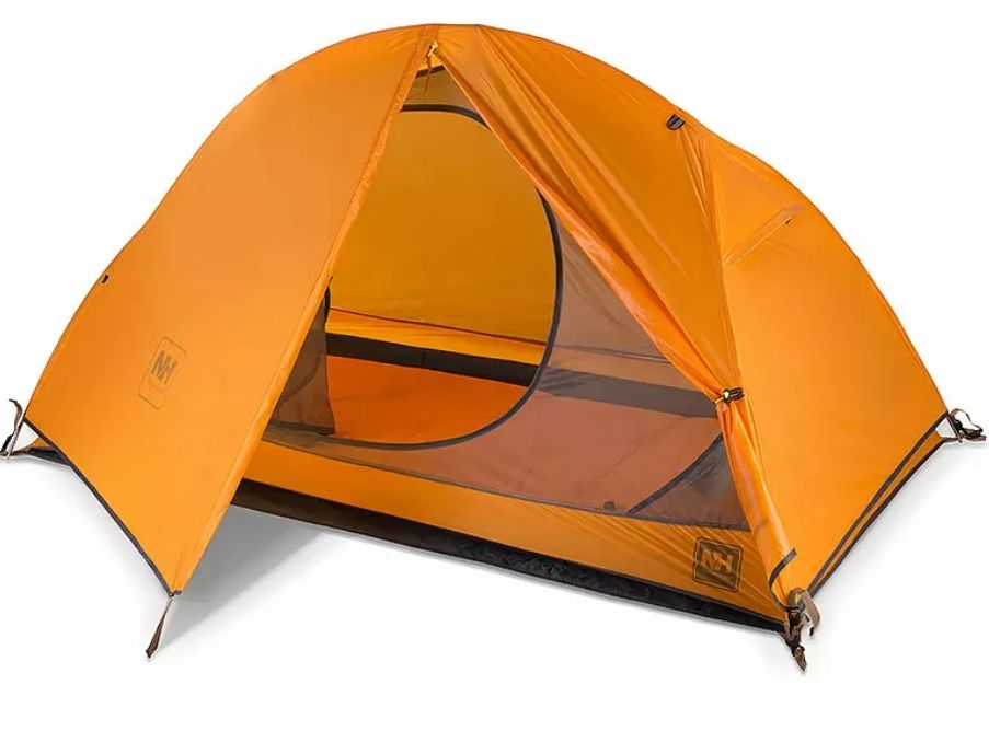 ПалаткаNaturehikeCyclingSi1-местная,алюминиевыйкаркас,сверхлегкая,оранжевый