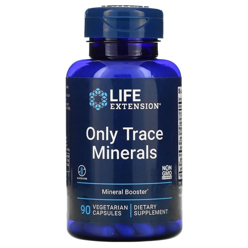 Life Extension Only Trace Minerals 90 капсул