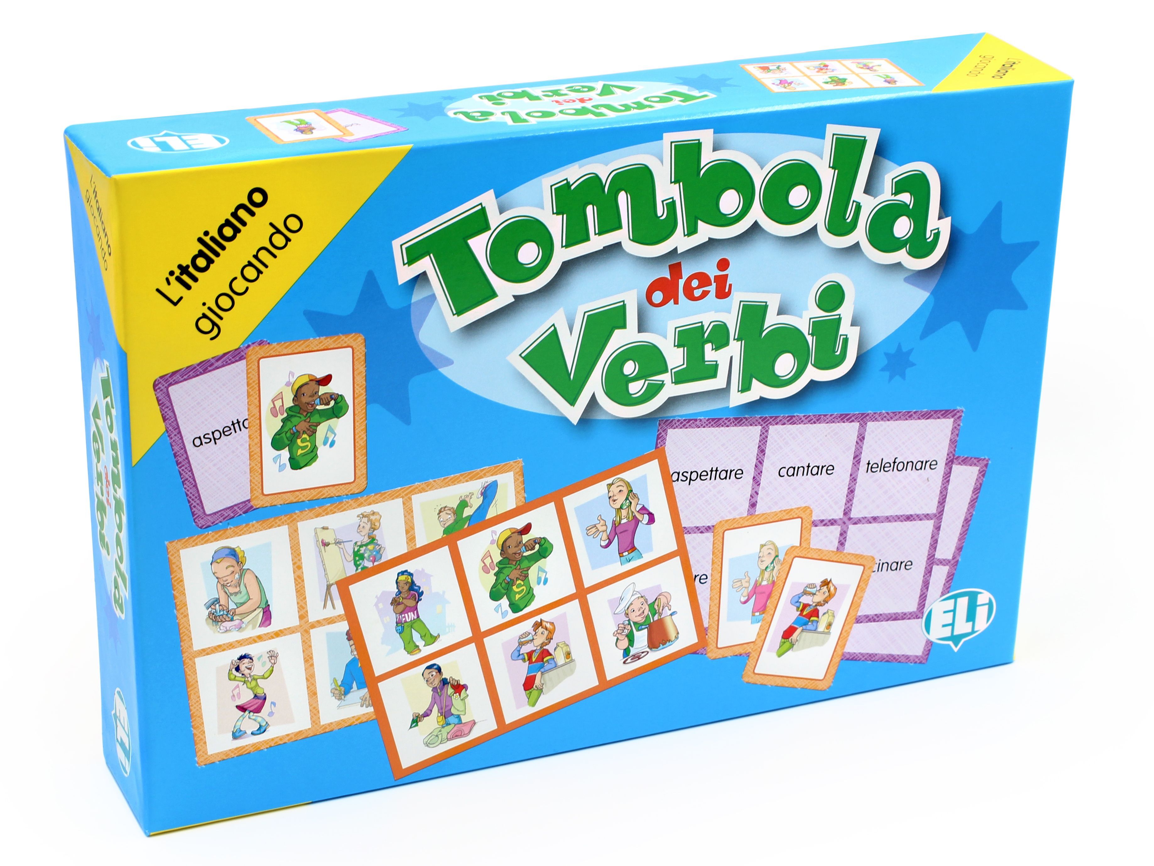 TOMBOLA DEI VERBI (A1) / Обучающая игра на итальянском языке 