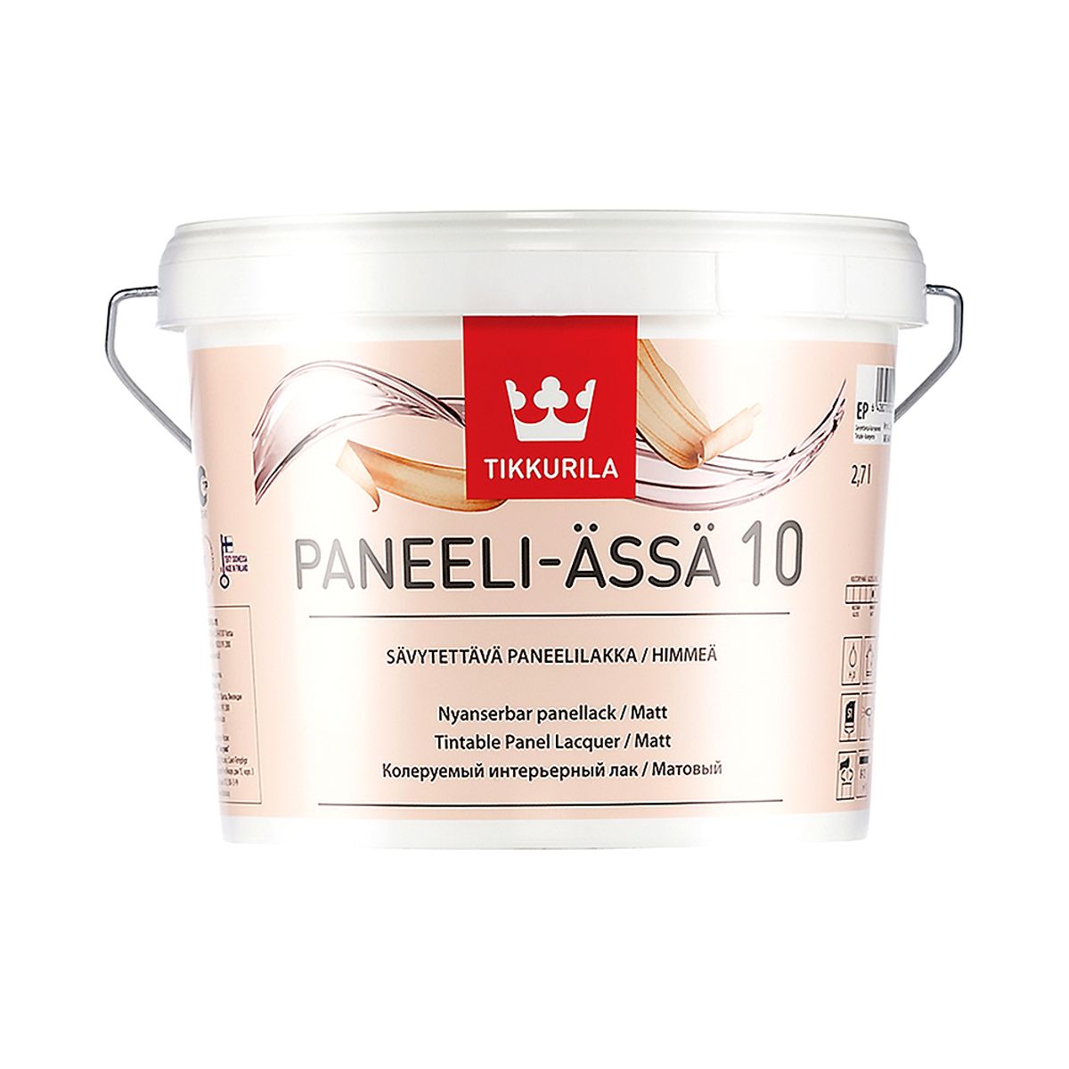 Лак Tikkurila paneeli ASSA 20 (2.7 Л) полиакриловый