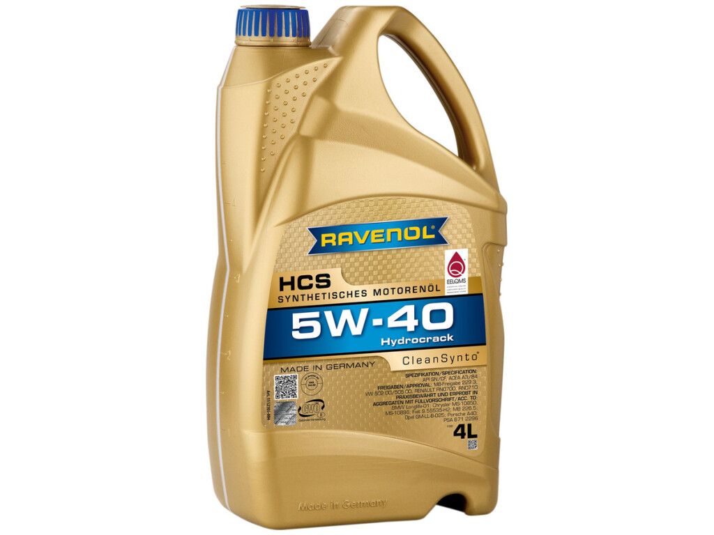 RAVENOL5W-40Масломоторное,Синтетическое,4л