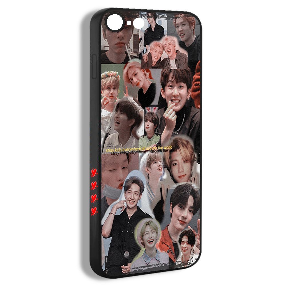 чехол для смартфона Подходит для iPhone 6s Группа Stray Kids Члены милый  SKZ02 - купить с доставкой по выгодным ценам в интернет-магазине OZON  (781790721)