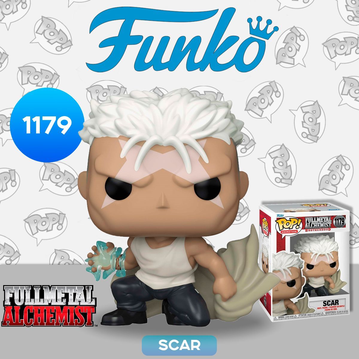 Фигурка Funko POP! Animation Fullmetal Alchemist Brotherhood Scar (1179)  57740 - купить с доставкой по выгодным ценам в интернет-магазине OZON  (906529959)