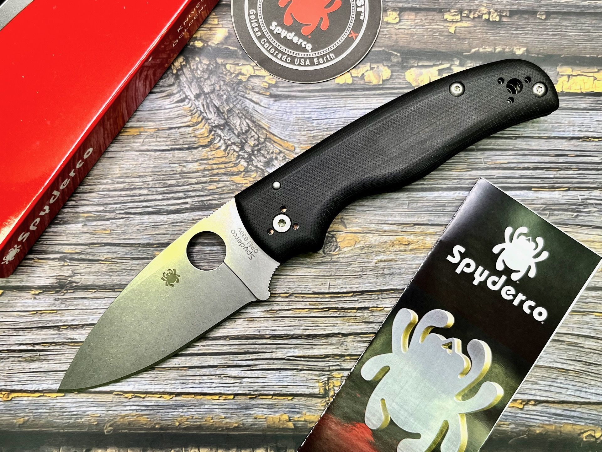 Нож складной Spyderco C229GP Shaman