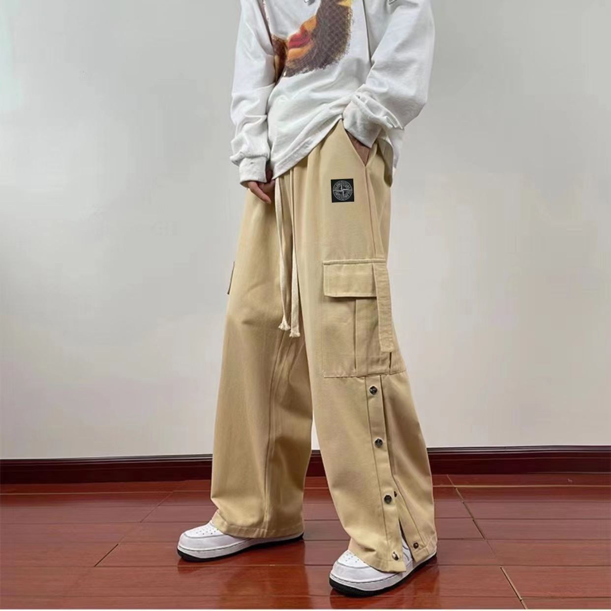 Baggy Loose Cotton Harem Pants мужские