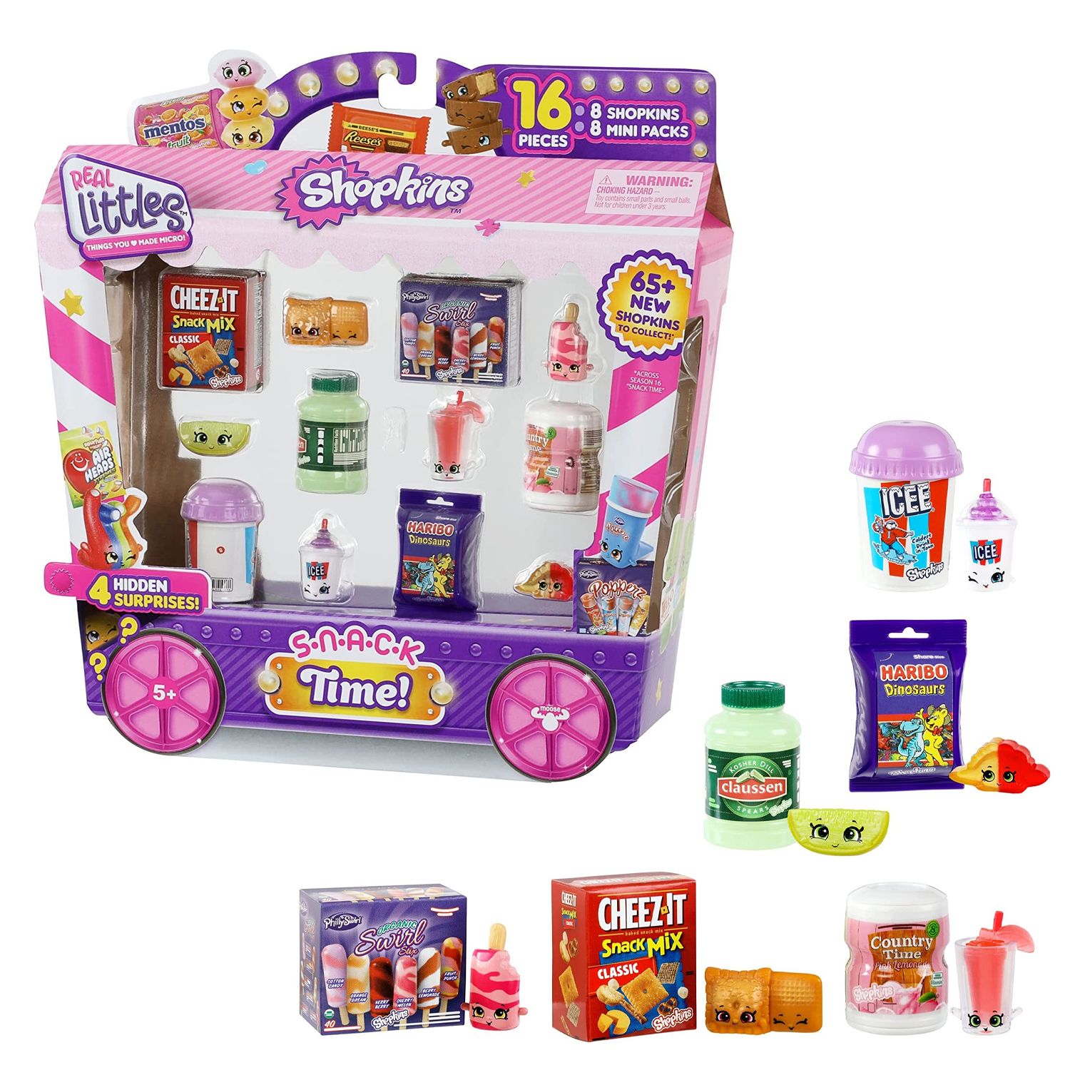 Игрушка Shopkins Шопкинс набор фигурок, 8 фигурок и 8 мини-упаковок