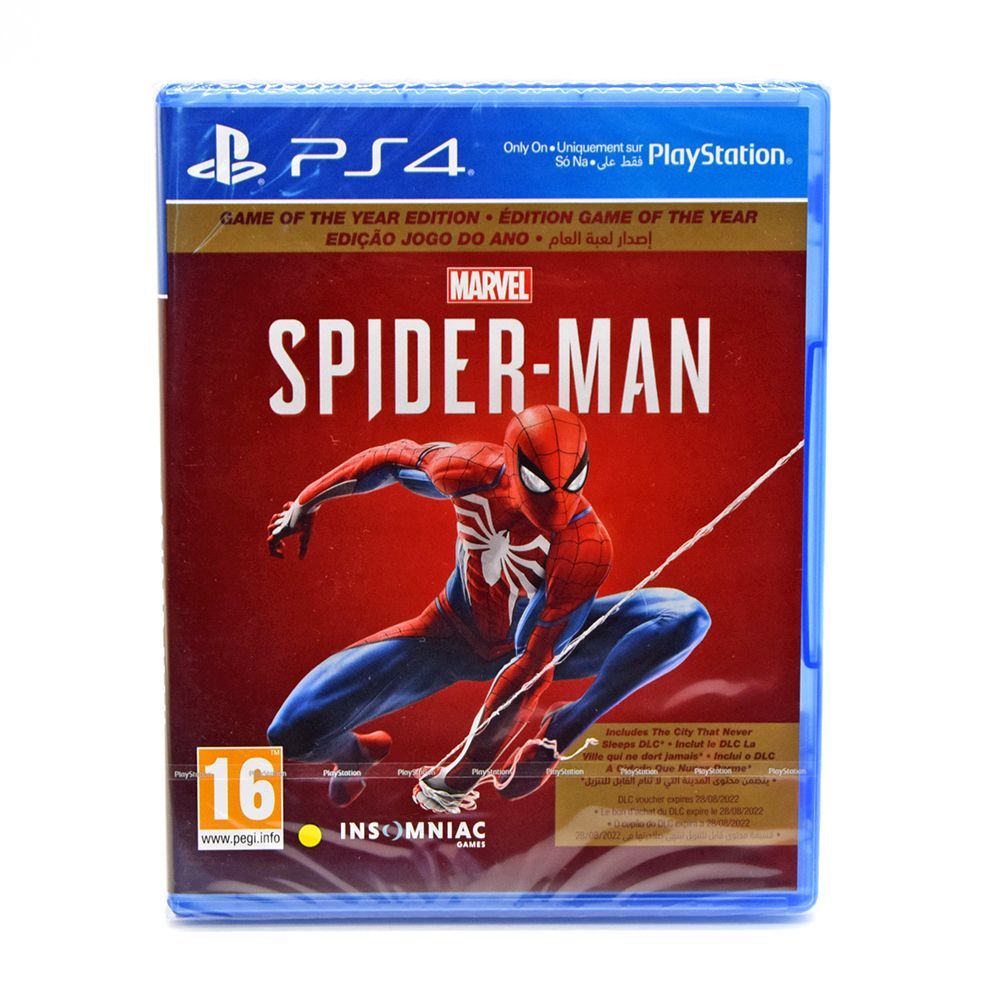 Игра Marvel Человек-паук. Игра года. EN обложка, русская версия (PlayStation 4, Русская версия)