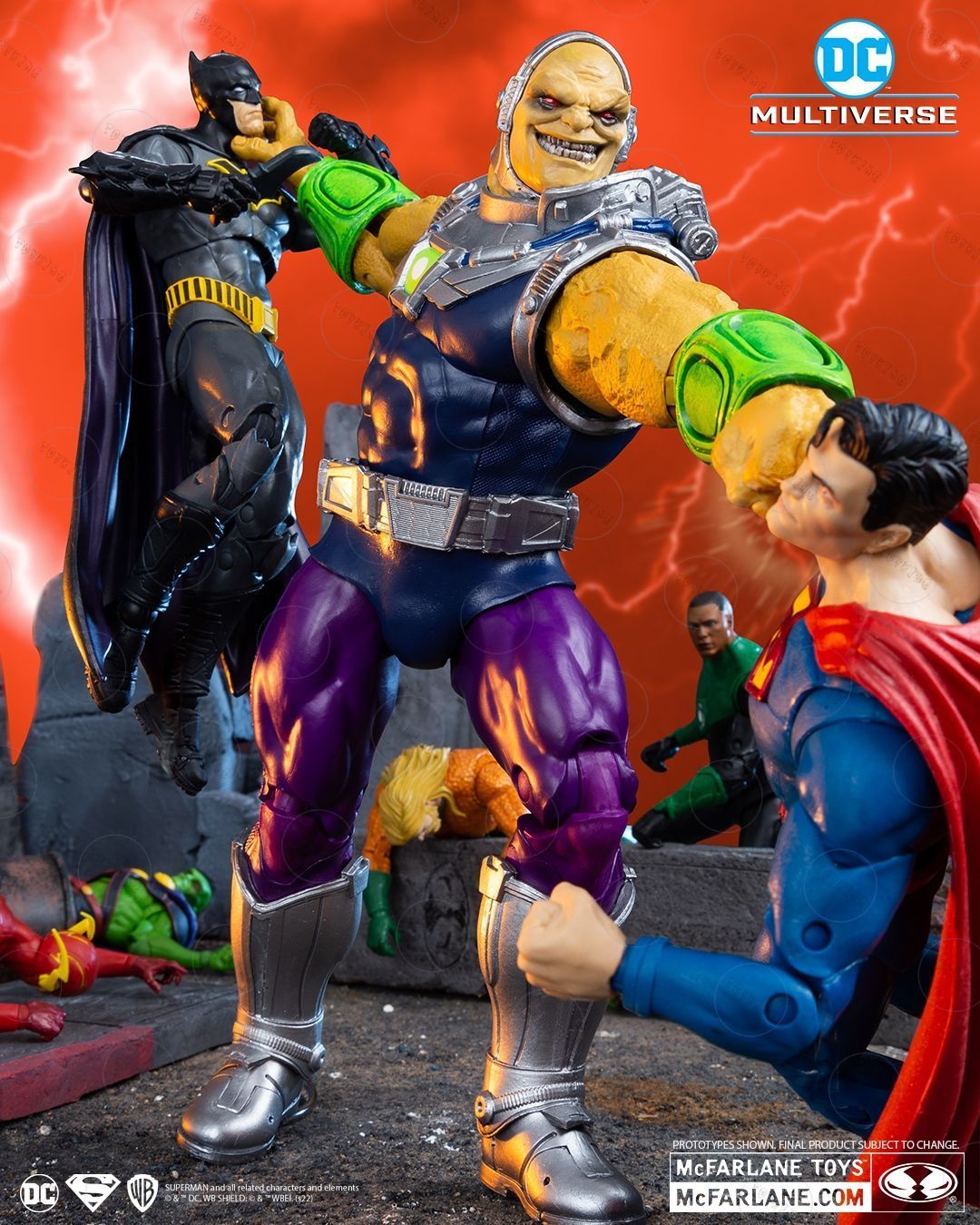 фигурки Metal DC Multiverse McFarlane Toys ,Тиран вселенной,Mongul - купить  с доставкой по выгодным ценам в интернет-магазине OZON (934332147)