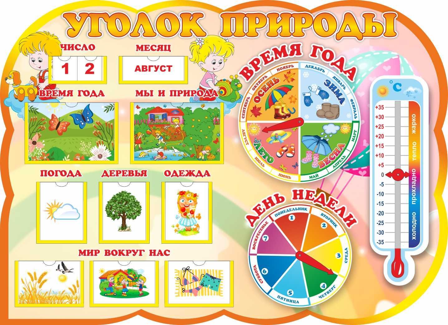 Цифры для календаря природы