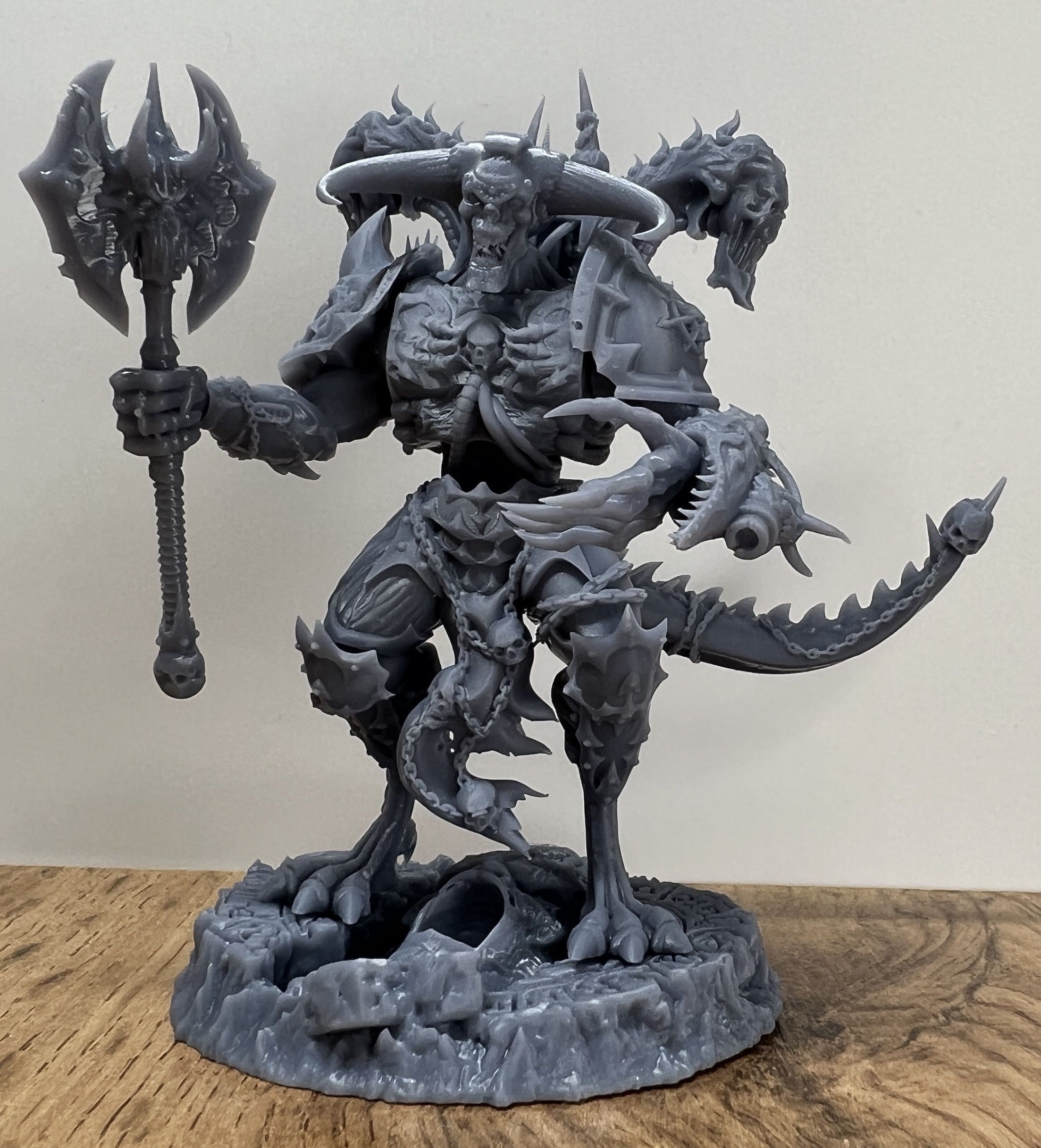 Warhammer 40000 Daemon prince of khorne / Набор миниатюр для настольной игры  - купить с доставкой по выгодным ценам в интернет-магазине OZON (969603317)