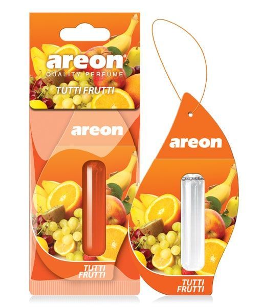 Ароматизатор автомобильный подвесной AREON LIQUID Тутти фрутти Tutti Frutti