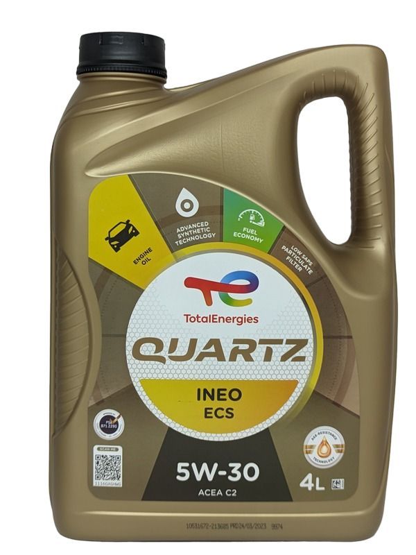 Total  quartz ineo ecs  5W-30 Масло моторное, Синтетическое, 4 л