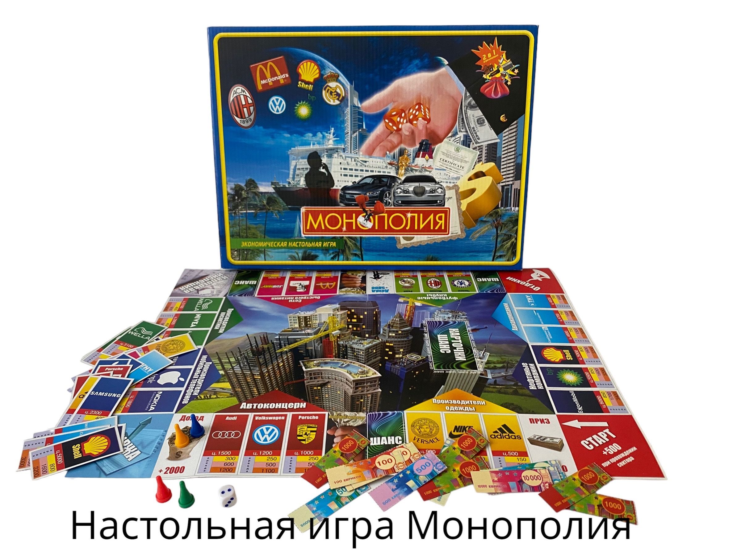 Игра настольная Монополия - купить с доставкой по выгодным ценам в  интернет-магазине OZON (991339576)