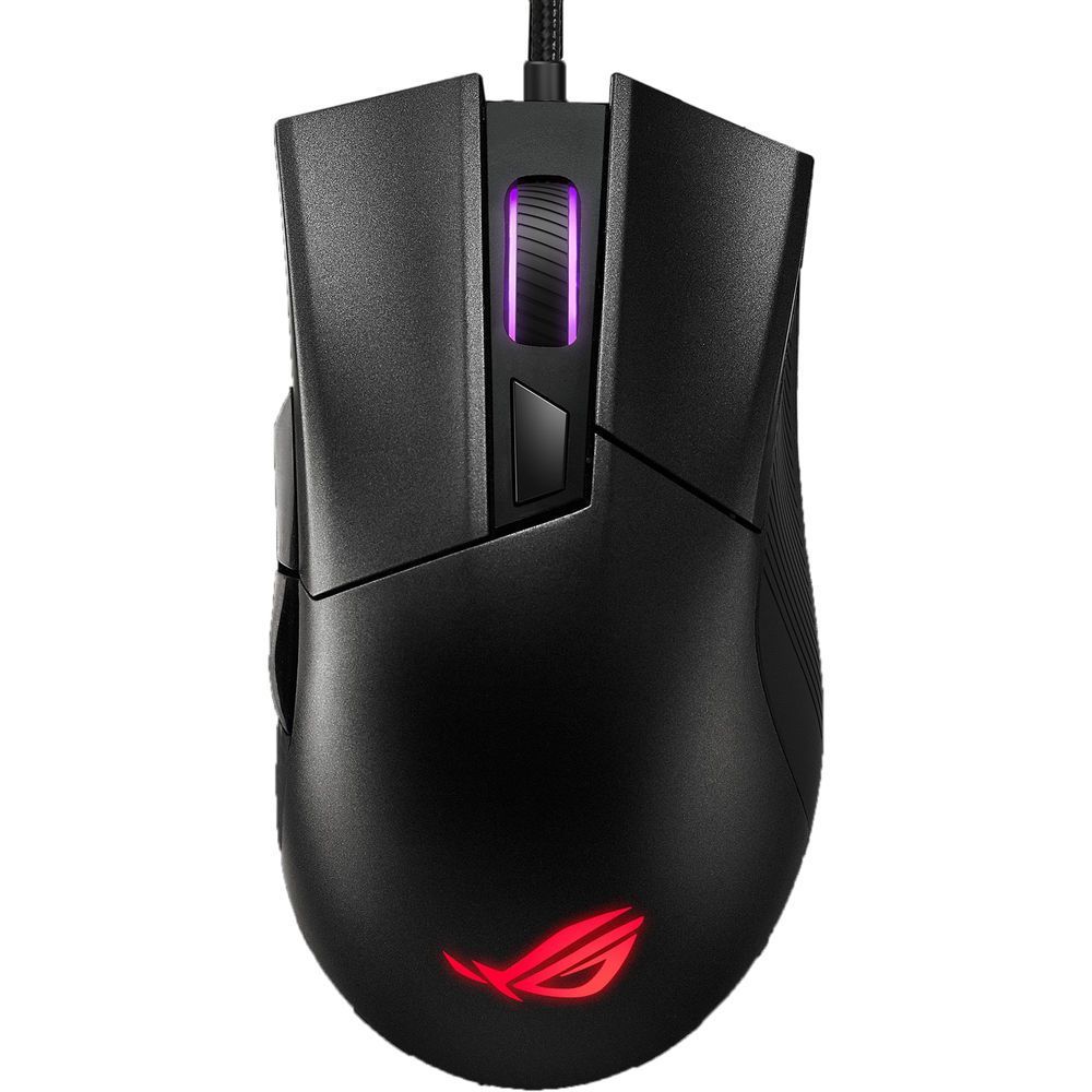 Игровая мышь проводная ASUS ROG Gladius II Core ROG Gladius II Core, черный  - купить по выгодной цене в интернет-магазине OZON (921951022)