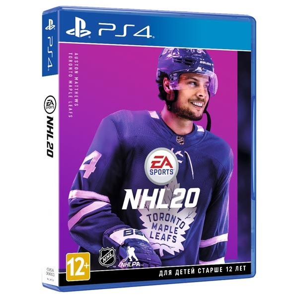 Игра NHL 20 (PlayStation 4, Русские субтитры)