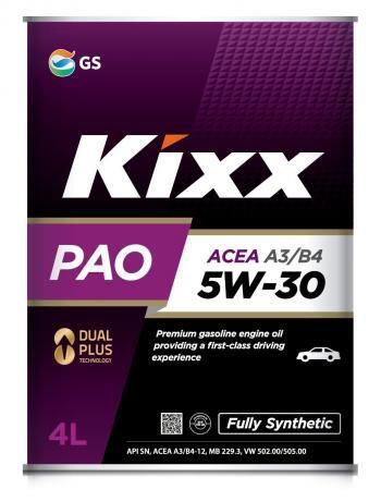 Kixx PAO A3/B4 5W-30 Масло моторное, Синтетическое, 4 л