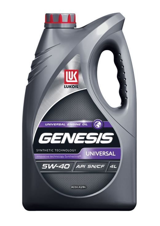 ЛУКОЙЛ (LUKOIL) GENESIS UNIVERSAL 5W-40 Масло моторное, Синтетическое, 4 л