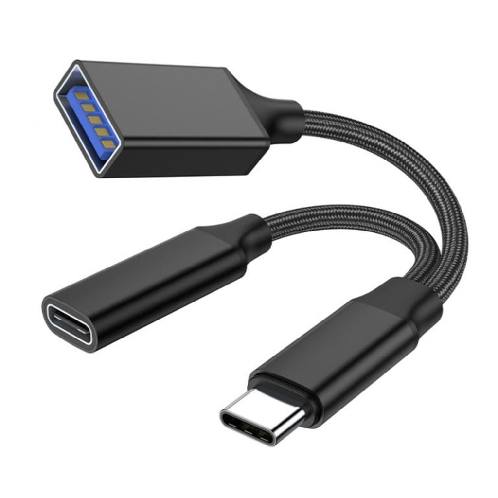 USB C OTG, адаптер для телефона USB C 2.0, зарядный порт с адаптером 10WPD,  подходящим для ноутбука мобильного телефона - купить с доставкой по  выгодным ценам в интернет-магазине OZON (1029134588)