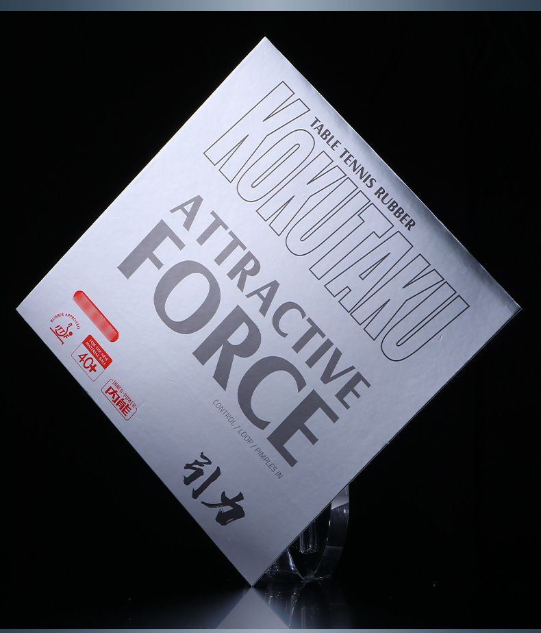 НакладкиKOKUTAKU007taiwanAttractiveForceSilverbluespongetensorчернаянаракеткидлянастольноготенниса