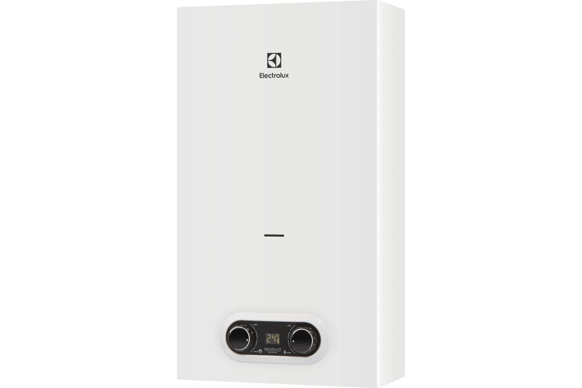 ГазоваяколонкаElectroluxGWH14NanoPlus2.0,белый