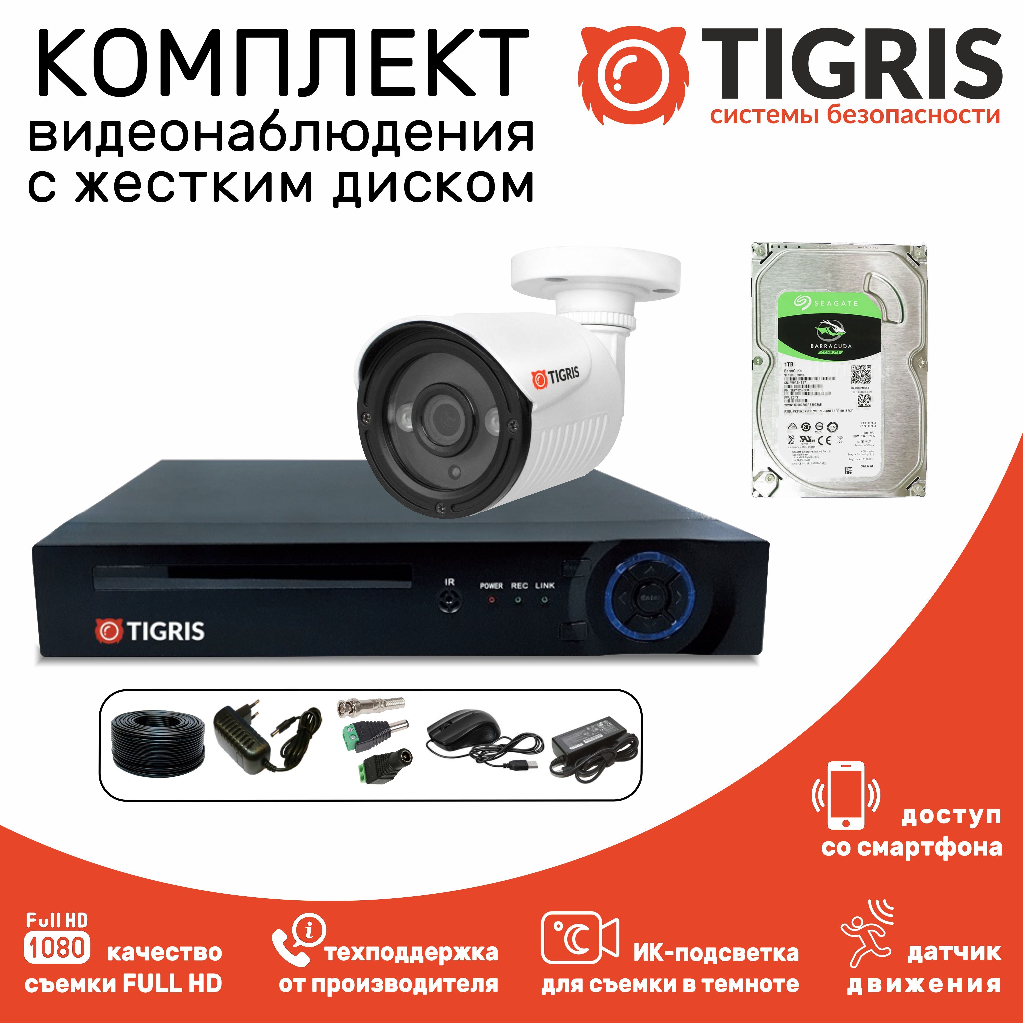 Tigris видеонаблюдение