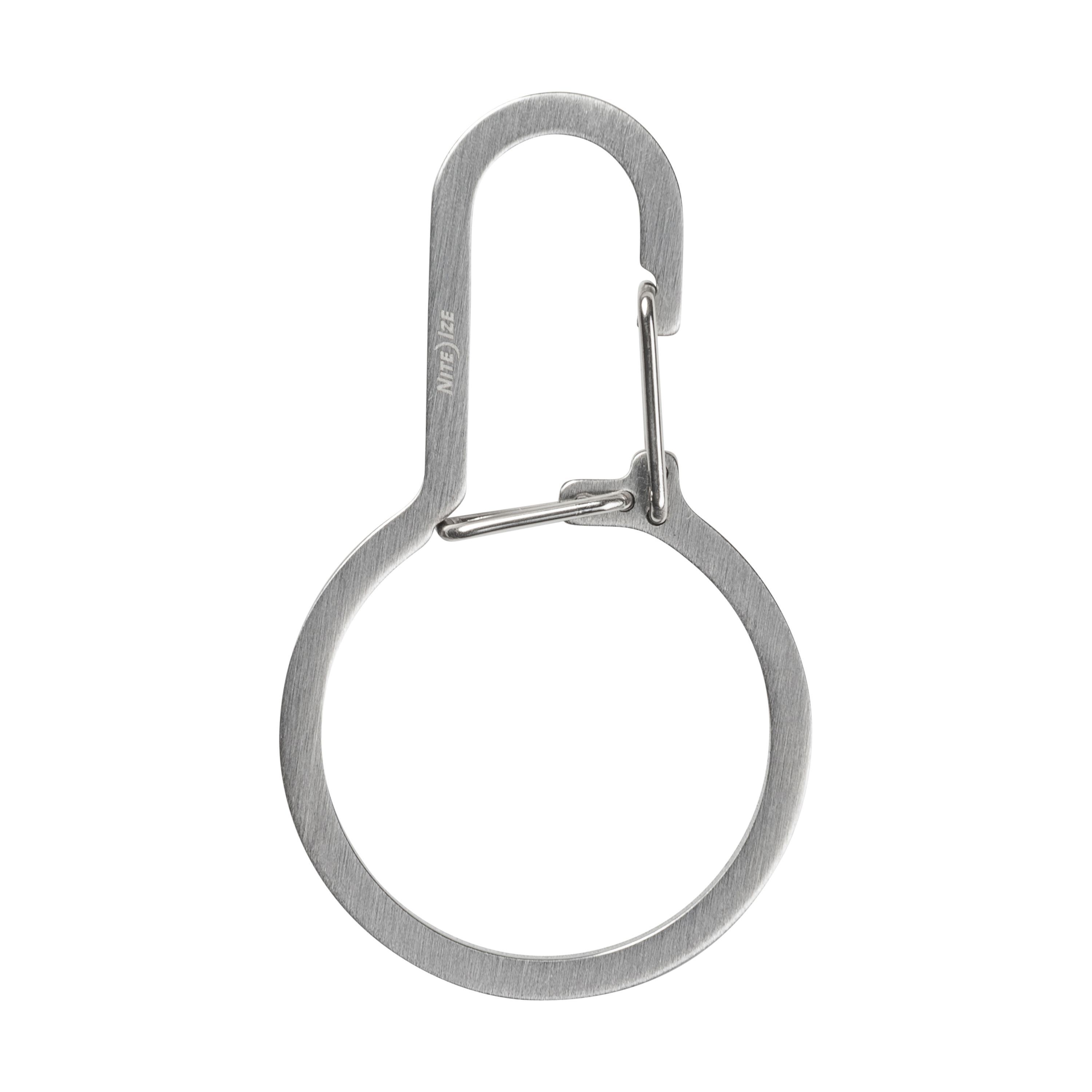 Кольцо для ключей с карабином Nite Ize DualPass Dual Chamber Key Ring