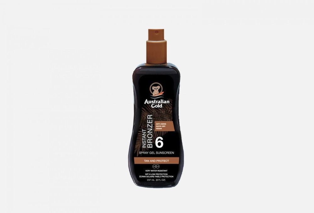 SPF6SprayGelWithBronzer,AustralianGold,237млСолнцезащитныйспрей-гельсбронзаторами